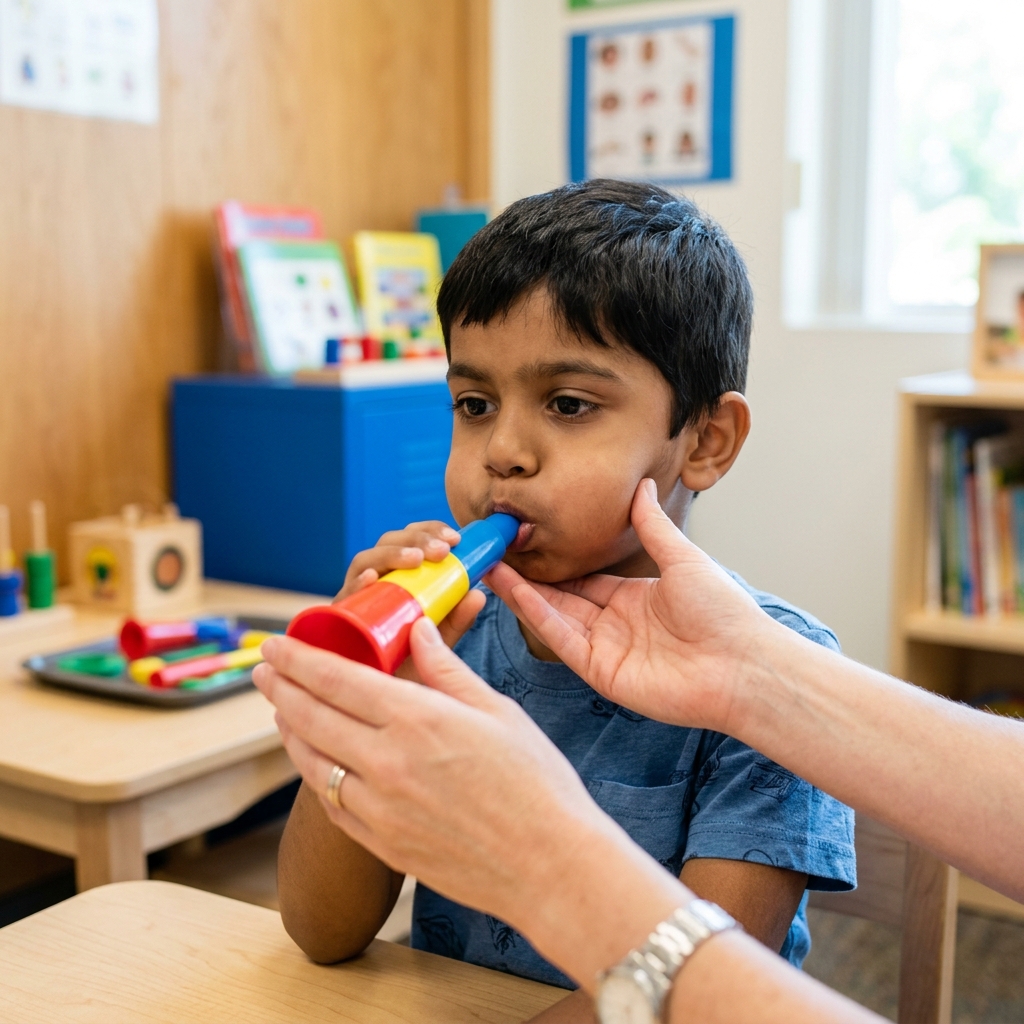 The Science of Oral Placement Therapy (TalkTools) at Home